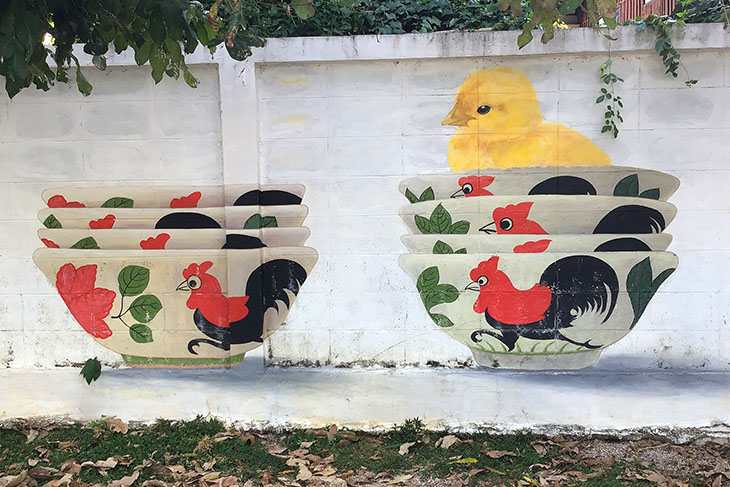 Wang River Street Art, Lampang