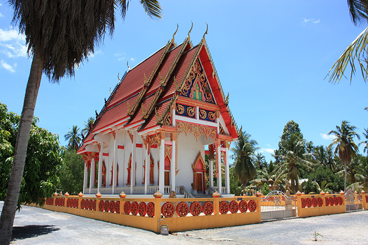 wats, temples, sichon, thailand