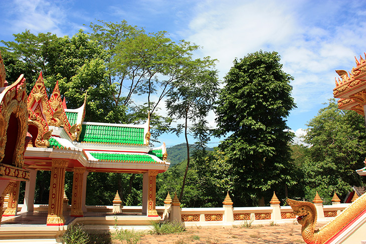 travel, thailand, sichon, wat chom petch wannaram