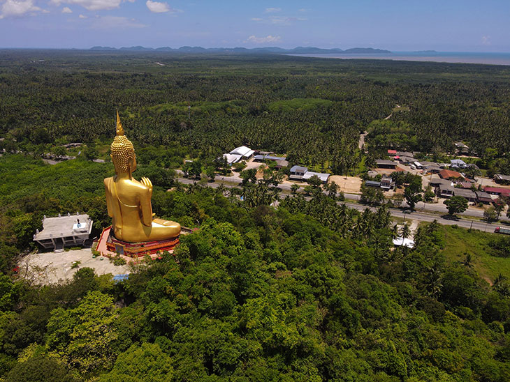 travel, thailand, chumphon, wat khao chedi