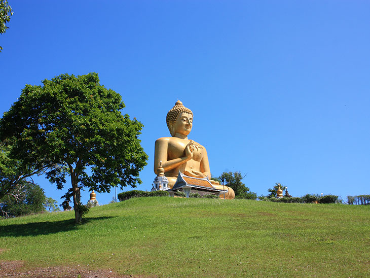 travel, thailand, wat khao kong