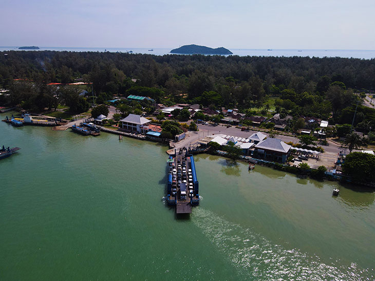 travel, thailand, songkhla, car ferry