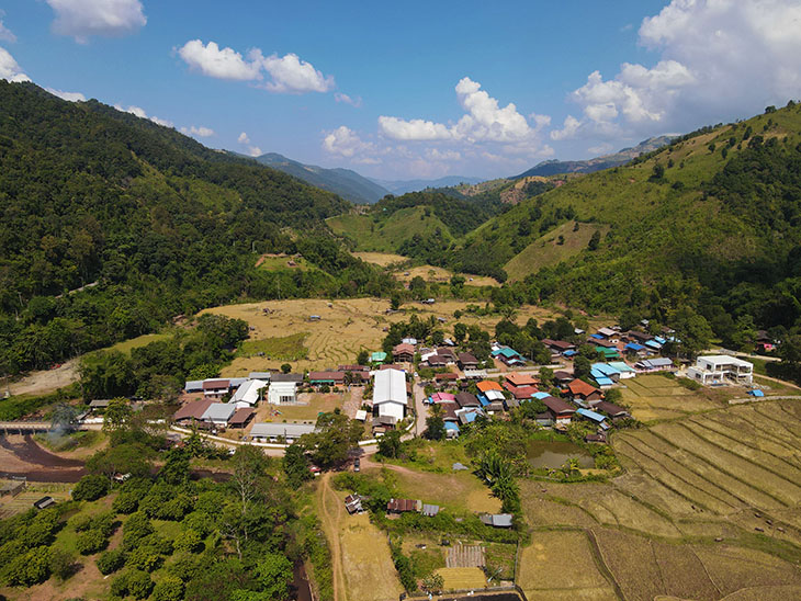 travel, thailand, nan province, mountains