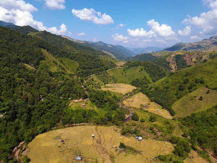 travel, thailand, nan province, mountains