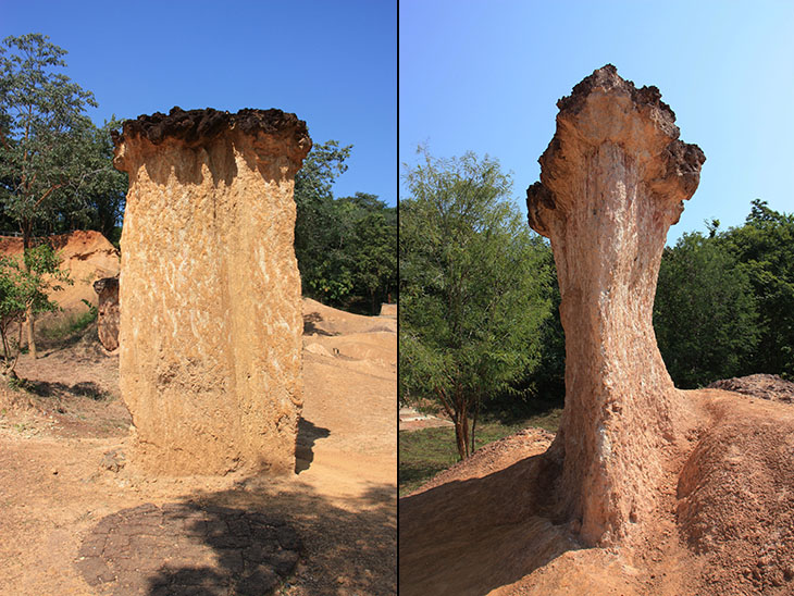 phae mueang phi forest park, phrae, thailand