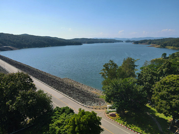 sirikit dam, uttaradit, thailand