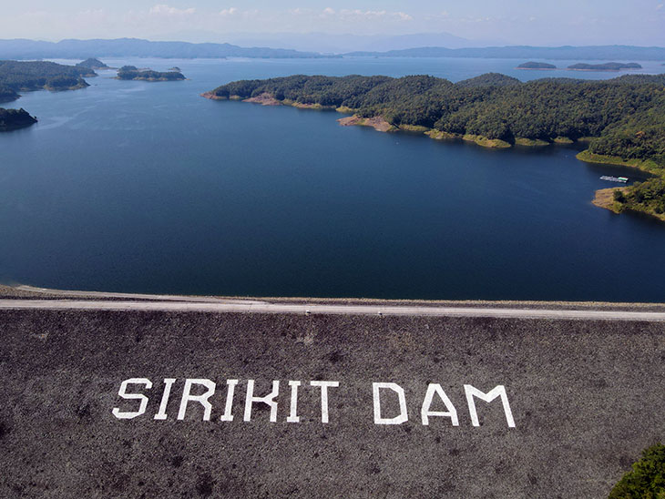 sirikit dam, uttaradit, thailand