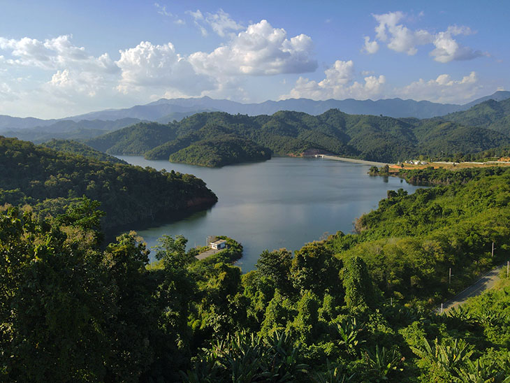 huai ree reservoir, uttaradit, thailand