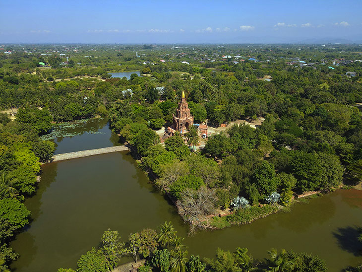 terracotta garden at lamphun thailand