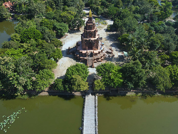 terracotta garden at lamphun thailand