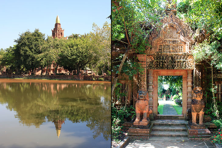 terracotta garden at lamphun thailand