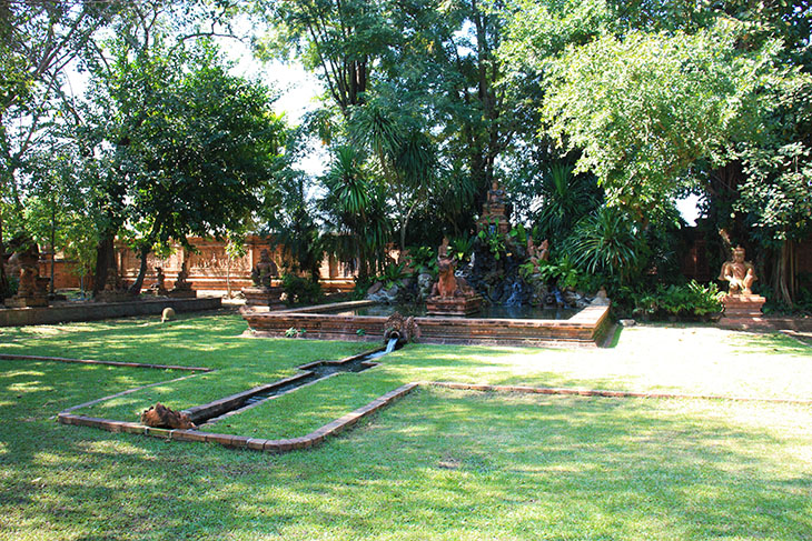 terracotta garden at lamphun thailand