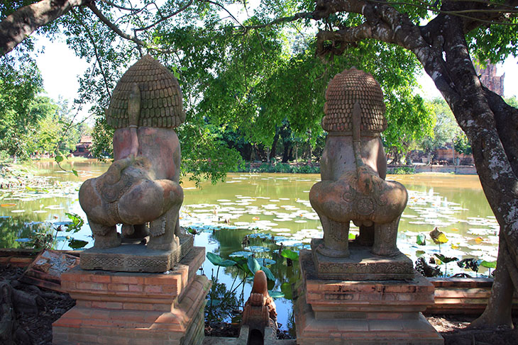 terracotta garden at lamphun thailand