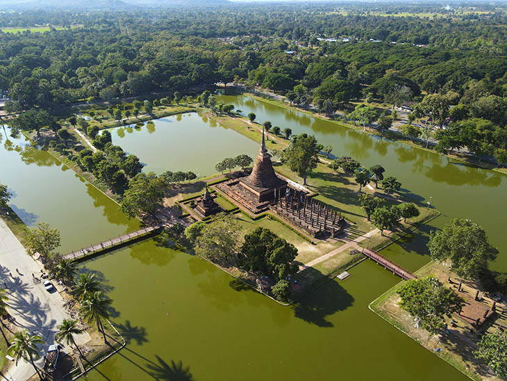 Wat Sa Si, Sukothai