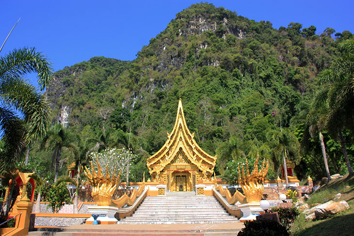 thailand, krabi, wat khao hua sing