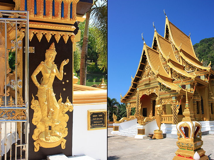 thailand, krabi, wat khao hua sing